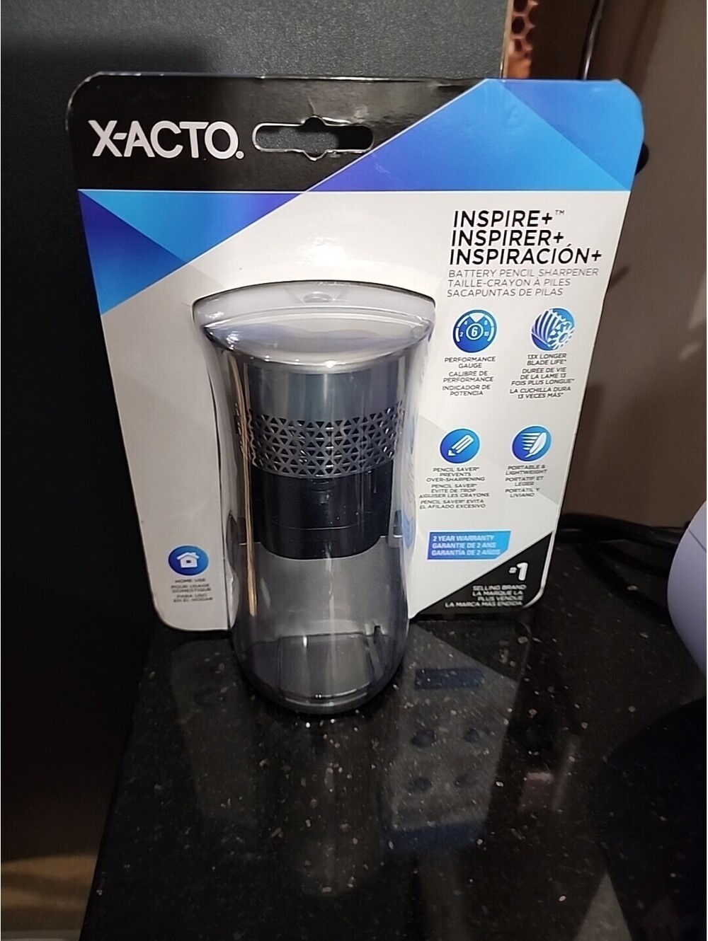 X-ACTO Inspire Plus Electric Pencil Sharpener Battery Powered, Brand New